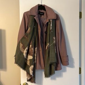 London Fog Collection Womens Coat plus scarf